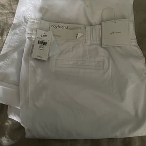 J.Jill White Boyfriend Chinos 20 nwt